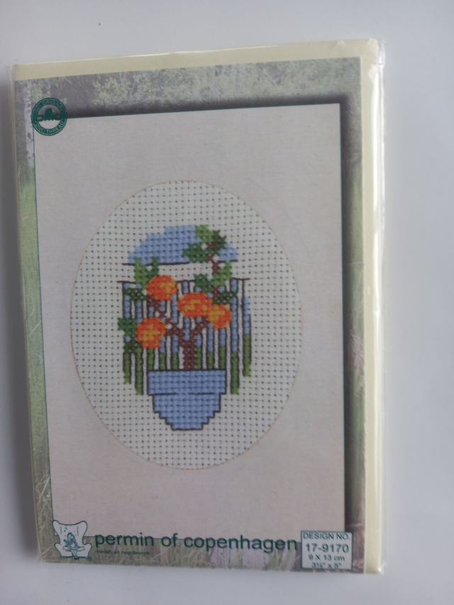 Wenskaart Borduren (Permin de Copenhagen)