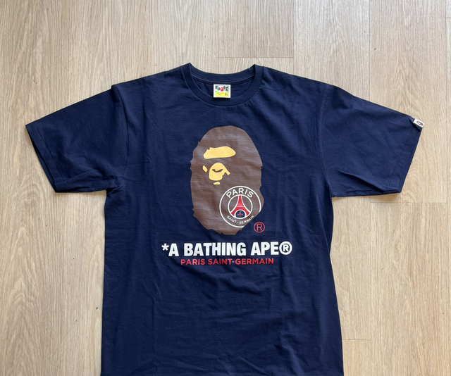 Bape t shirt paris Saint german size XL preowned 
