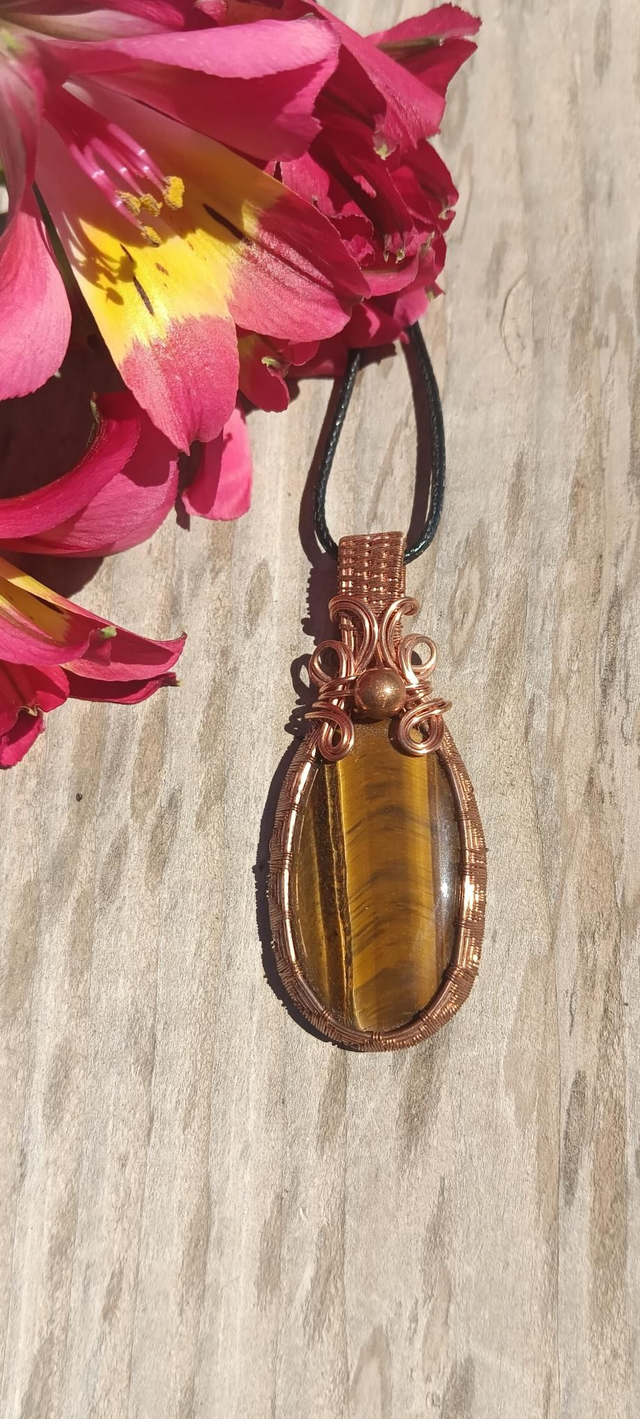 Pendentif oeil de tigre