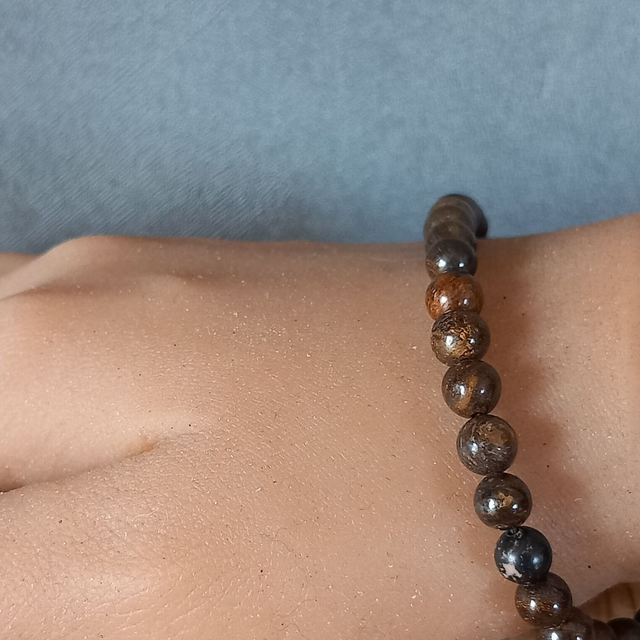 Bracelet ajustable en Bronzite