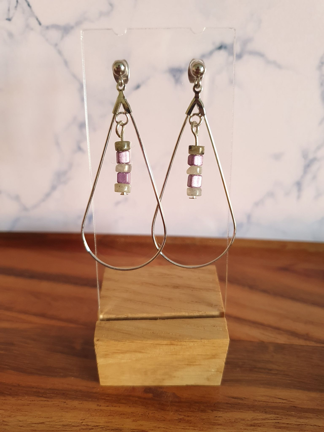 Boucles d'oreilles silver Célestina