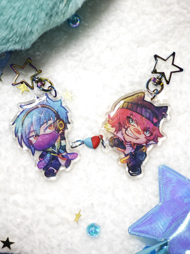 Heartseel Heart Magnetic Keychains 