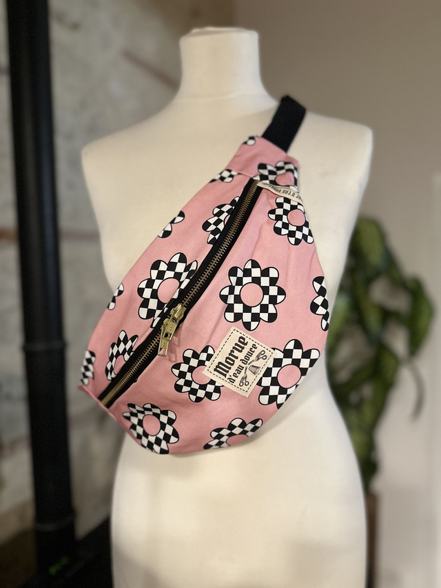 pink flower damier 