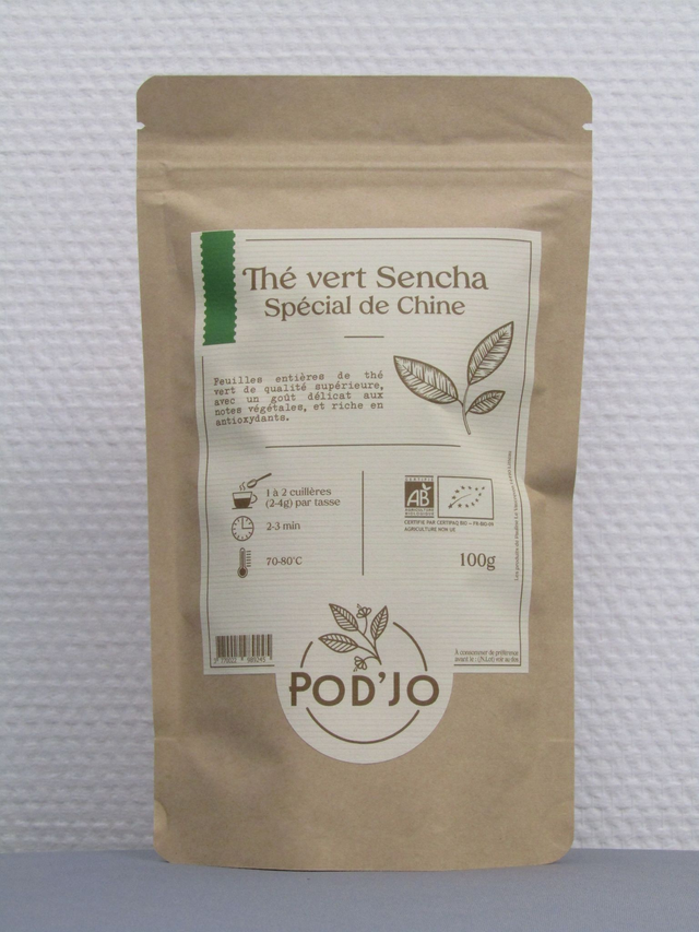Thé vert Sencha 100g BIO