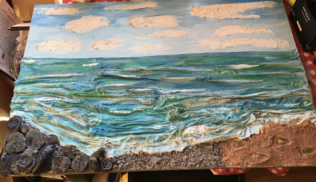 19th September Mixed Media Canvas