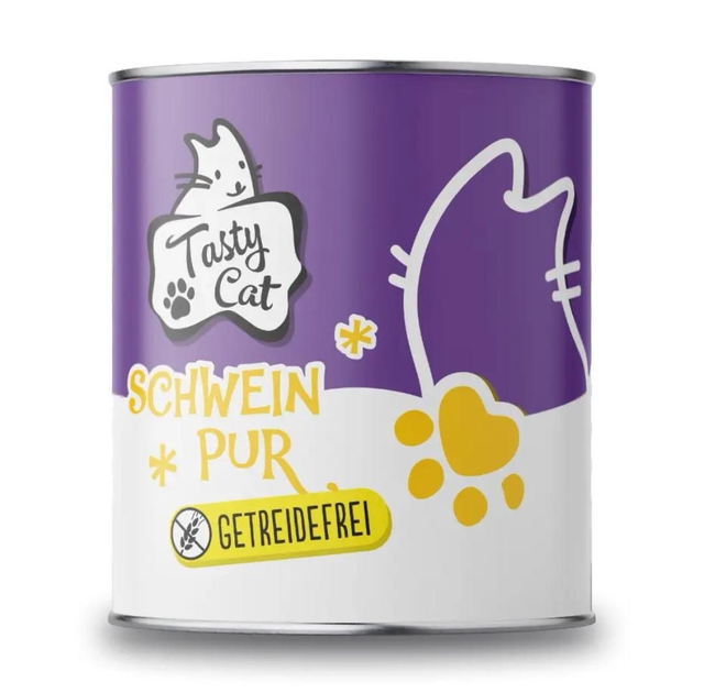 Nassfutter - Schwein Pur, 200g/800g - TastyCat