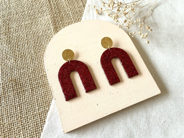 Boucles d’oreilles Arche simple - Couleurs variées (doré)