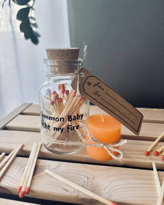 Geschenkset "Common Baby light my fire"