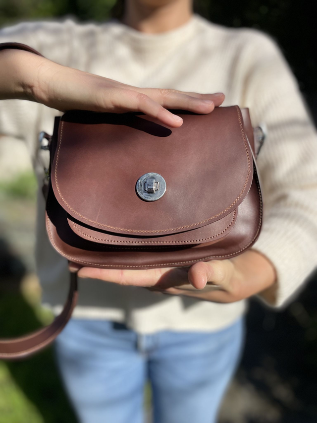 Baroudeuse Cuir Marron