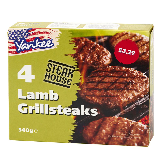 Yankee Lamb Grillsteaks 340g