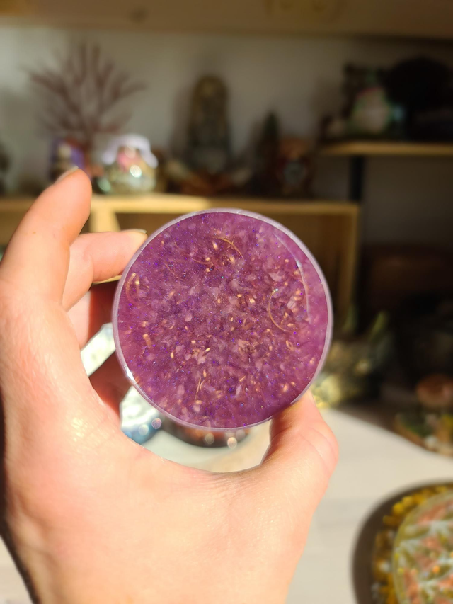 Galet Orgon'Essence 💜 Améthyste