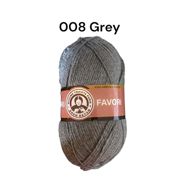 Madame Tricote Favori DK - Greys &amp; Black