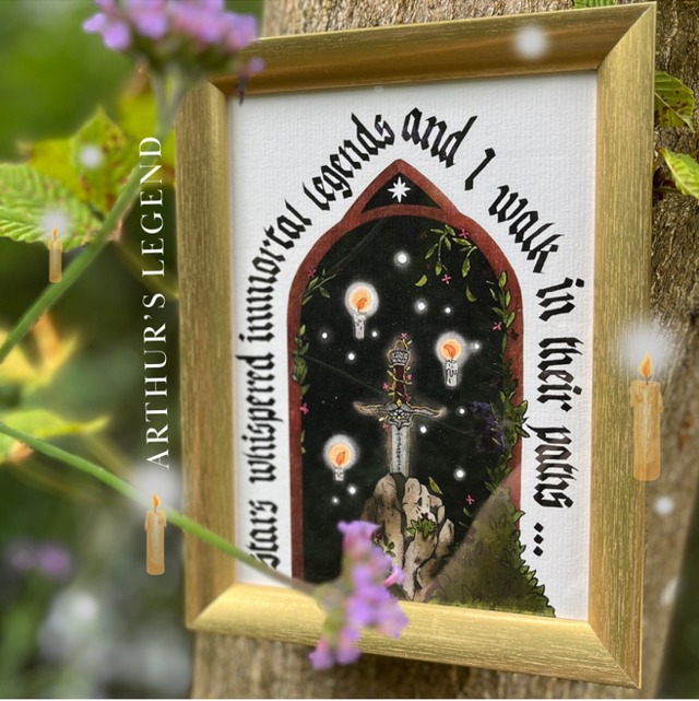 Carte 13x18cm : Arthur’s legend