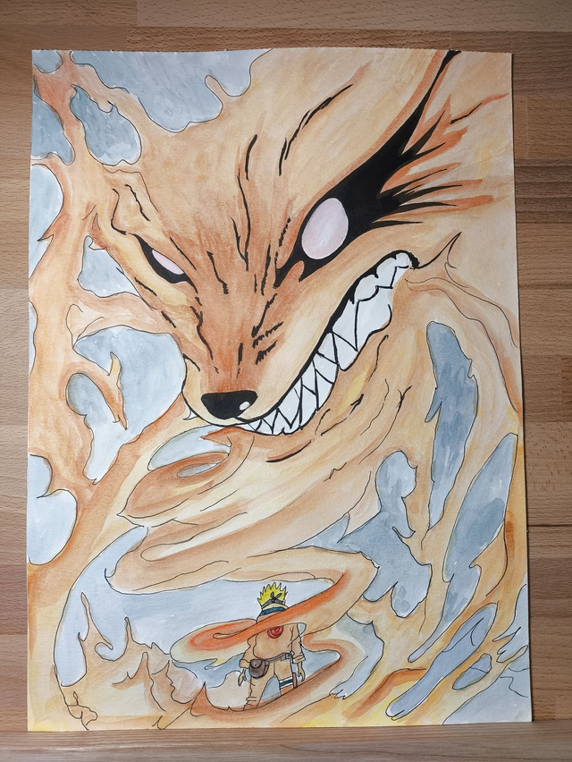 Aquarelle Naruto A3