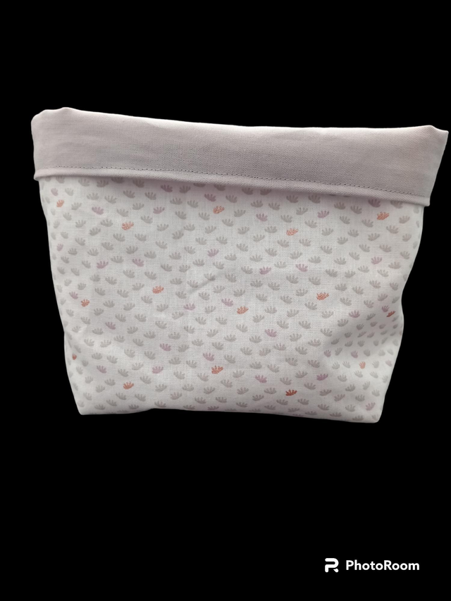 Panière à lingettes corail