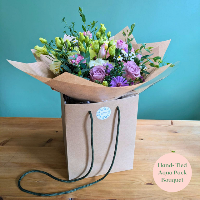 Aqua Pack Bouquet - Delivery Wednesday 5th November