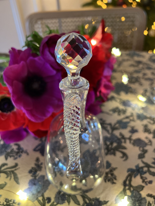 ALBERTINE - Ancienne Carafe à liqueurs en cristal taillé XIXème Siècle
