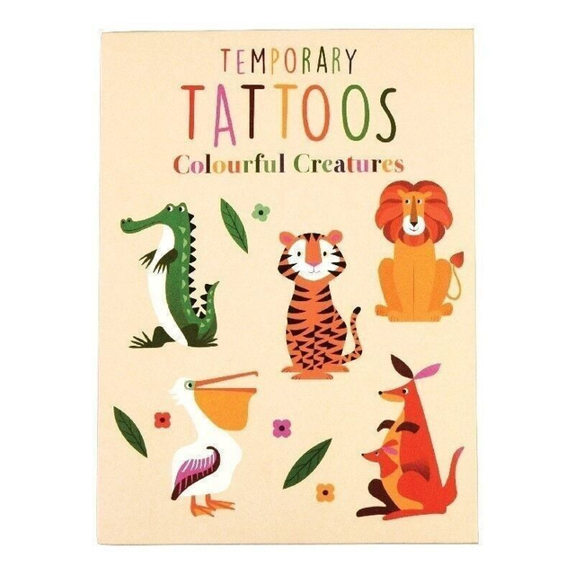 Temporary Tattoos - Colourful Creatures