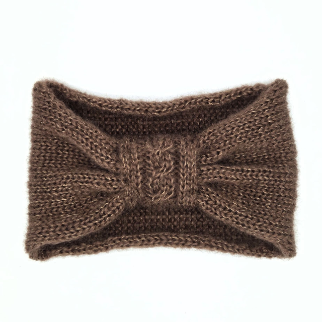 Bandeau Cache Oreille Mohair et Soie