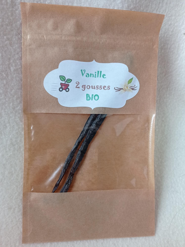 Vanille de Madagascar, 2 gousses, BIO