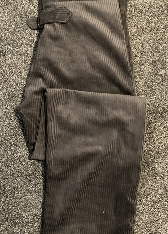 Grey Jumbo Courd Trousers