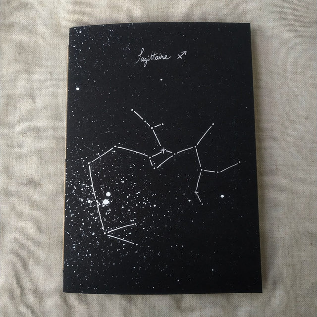 Carnet Constellation A5 (Signes astrologiques/étoiles)