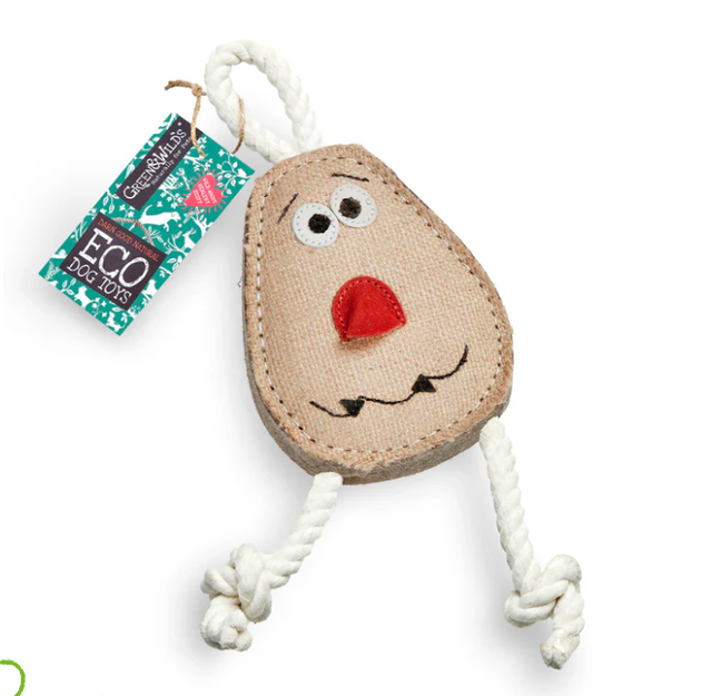 GREEN &amp; WILDS SPUD NIK ECO DOG TOY