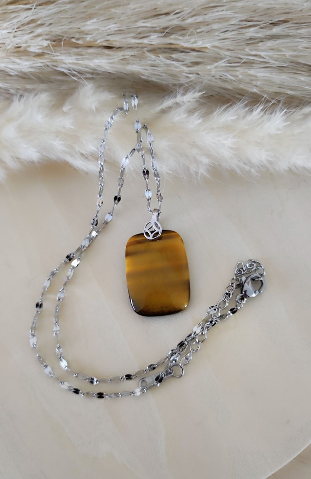 Pendentif "Destin" Oeil de tigre