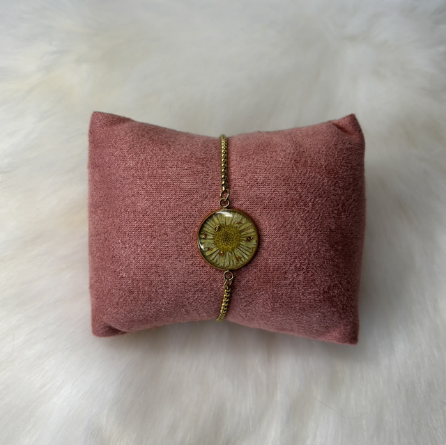 Bracelet Bloom Marguerite jaune 