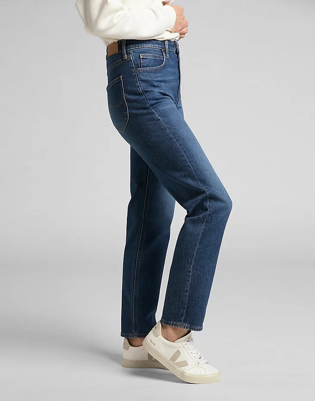 B6V13514 - LEE JEANS RAGAZZA CAROL 99- COTTON 1- ELASTANE DARK RUBY