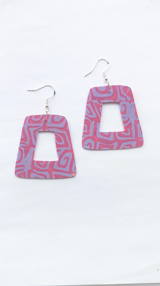 SAMPLE*: Purple Swirl Doorknockers 