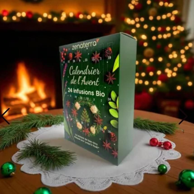 Calendrier de l'avent "24 infusions bio"