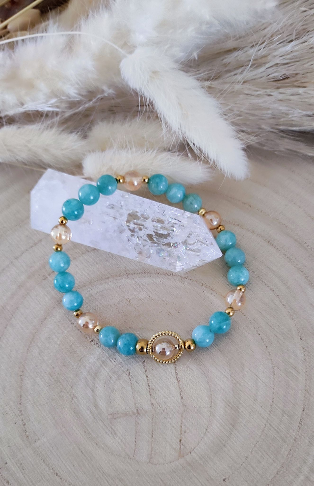Bracelet "Colères" Amazonite