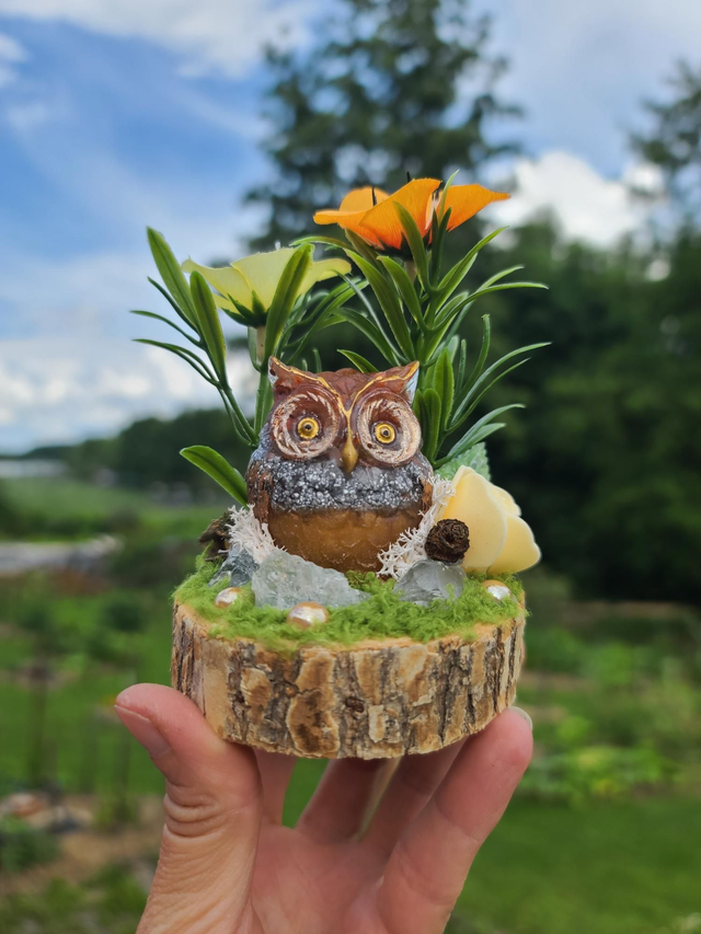 Hibou Cornaline 🧡