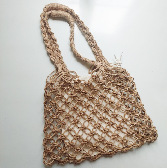 Sac d&#039;été en jute - tissé à la main