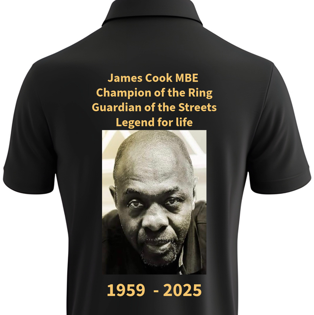 James Cook MBE remembrance polo T-shirt 👕 
