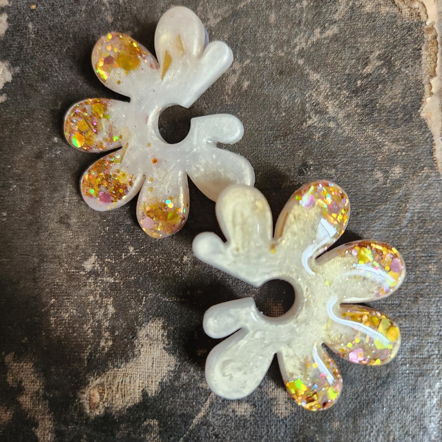 Boucles Grandes fleurs 