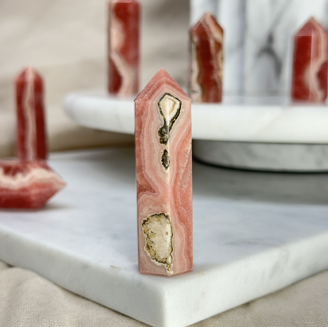 Rhodochrosite Tower (High Quality) #3