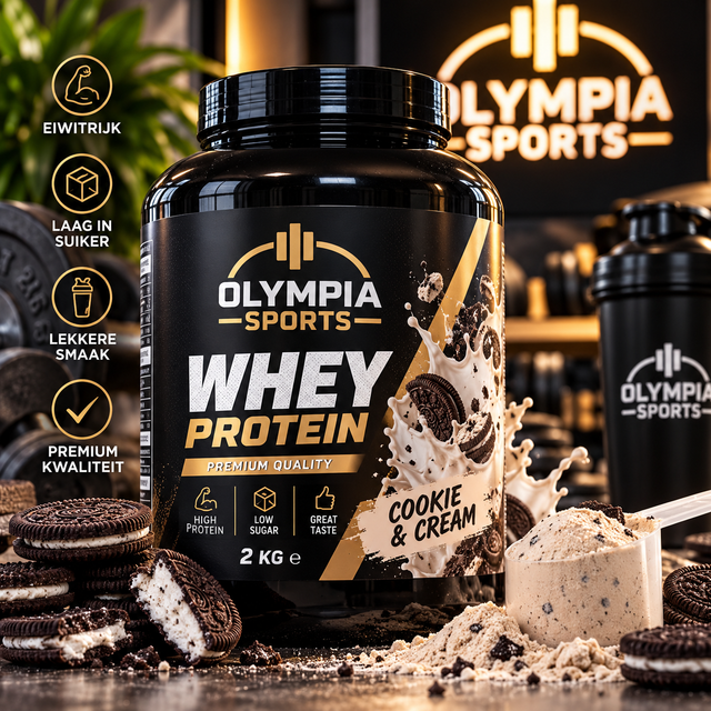 Olympia Sports Whey Protein 2 kg – Cookie & Cream