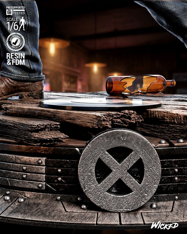 STATUE LOGAN WOLVERINE série X-men comics