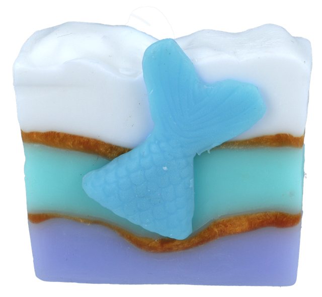 Mermaid tails slice soap
