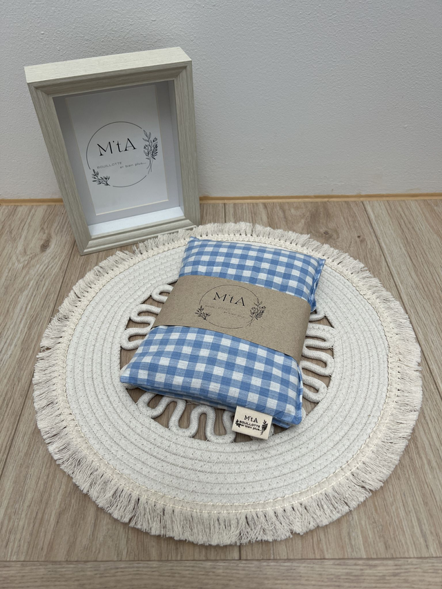 Bouillotte Standard Vichy bleu