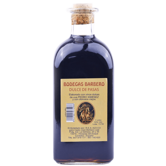 Barbero Dulce de Pasas Bodegas Barbero