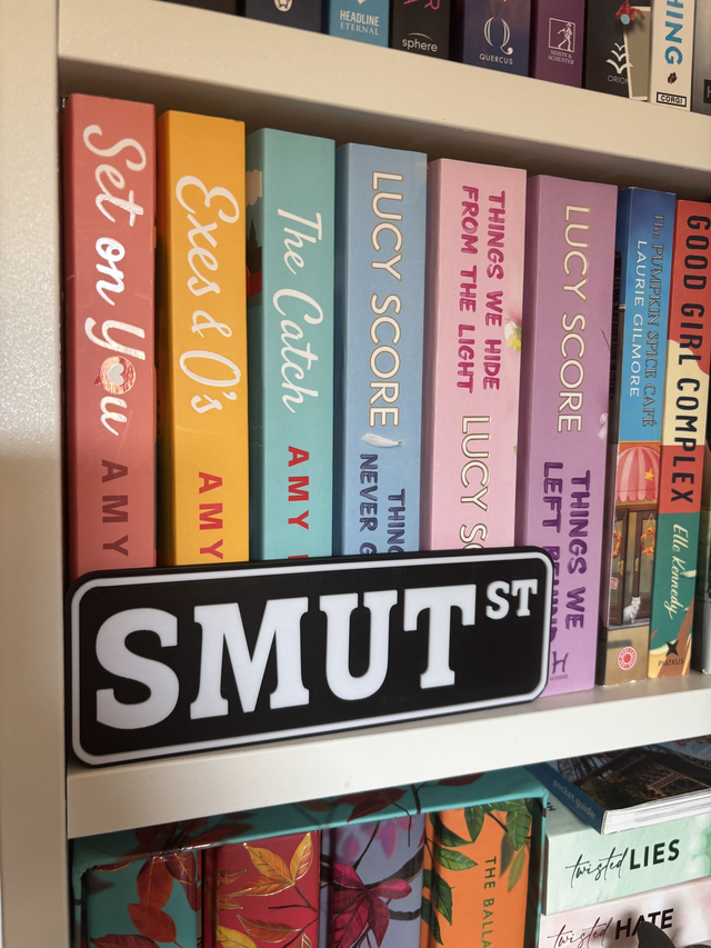 Bookcase Signs | SMUT ST