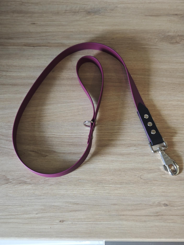 Laisse 25mm biothane de ~1,15m de longueur !