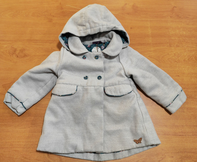 Manteau gris 2 ans