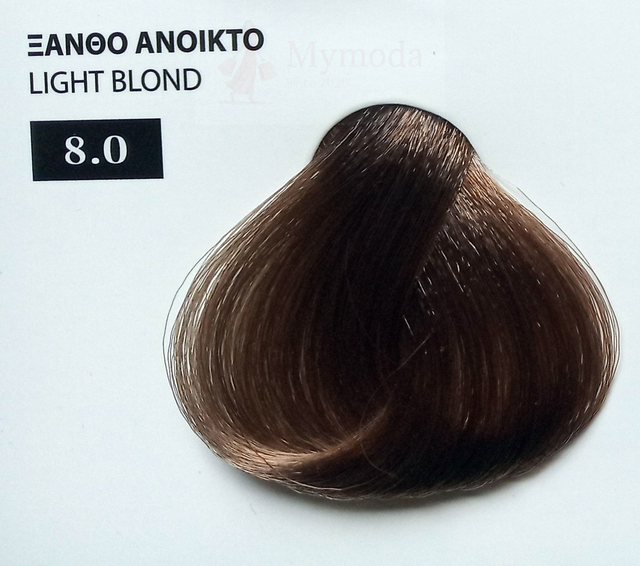 ΒΑΦΗ ΜΑΛΛΙΩΝ EXCLUSIVE ΣΕ ΕΠΑΓΓΕΛΜΑΤΙΚΗ ΣΥΣΚΕΥΑΣΙΑ 100ml Νο 8 ΞΑΝΘΟ ΑΝΟΙΚΤΟ