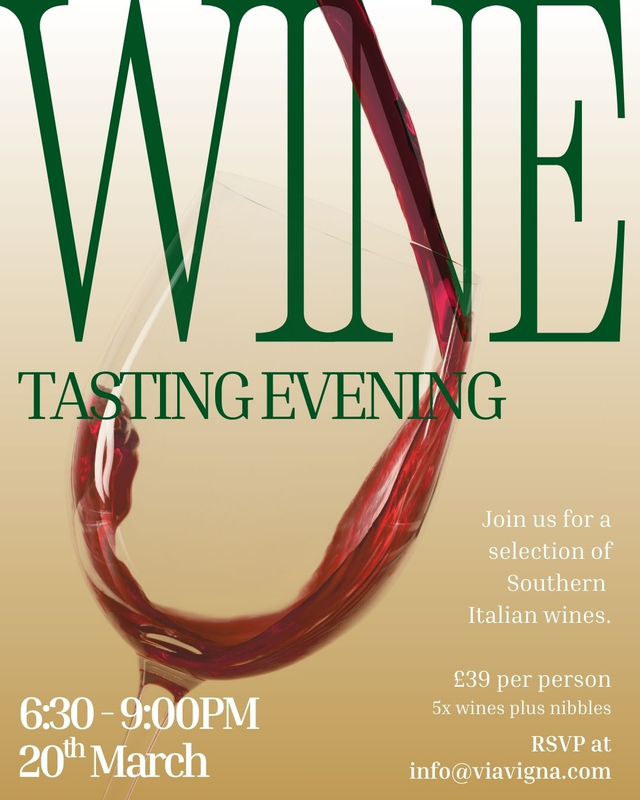 20th March 2026 Wine Tasting 