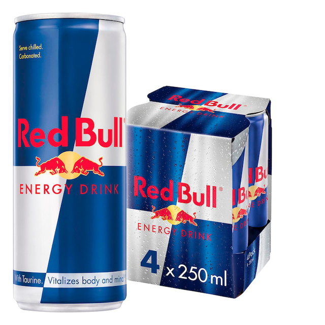 Red Bull Energy Drink 4 pack X 250ml