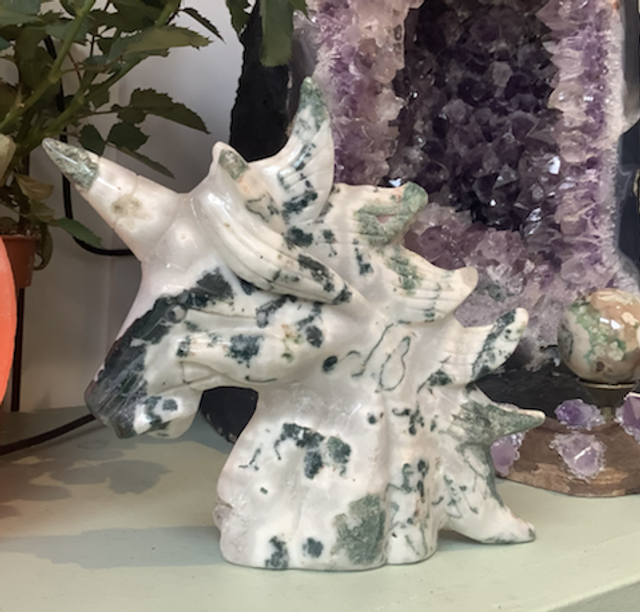 Licorne en Agate Arbre 